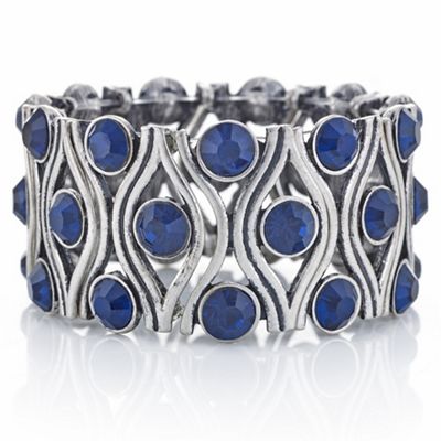 Designer blue crystal bracelet